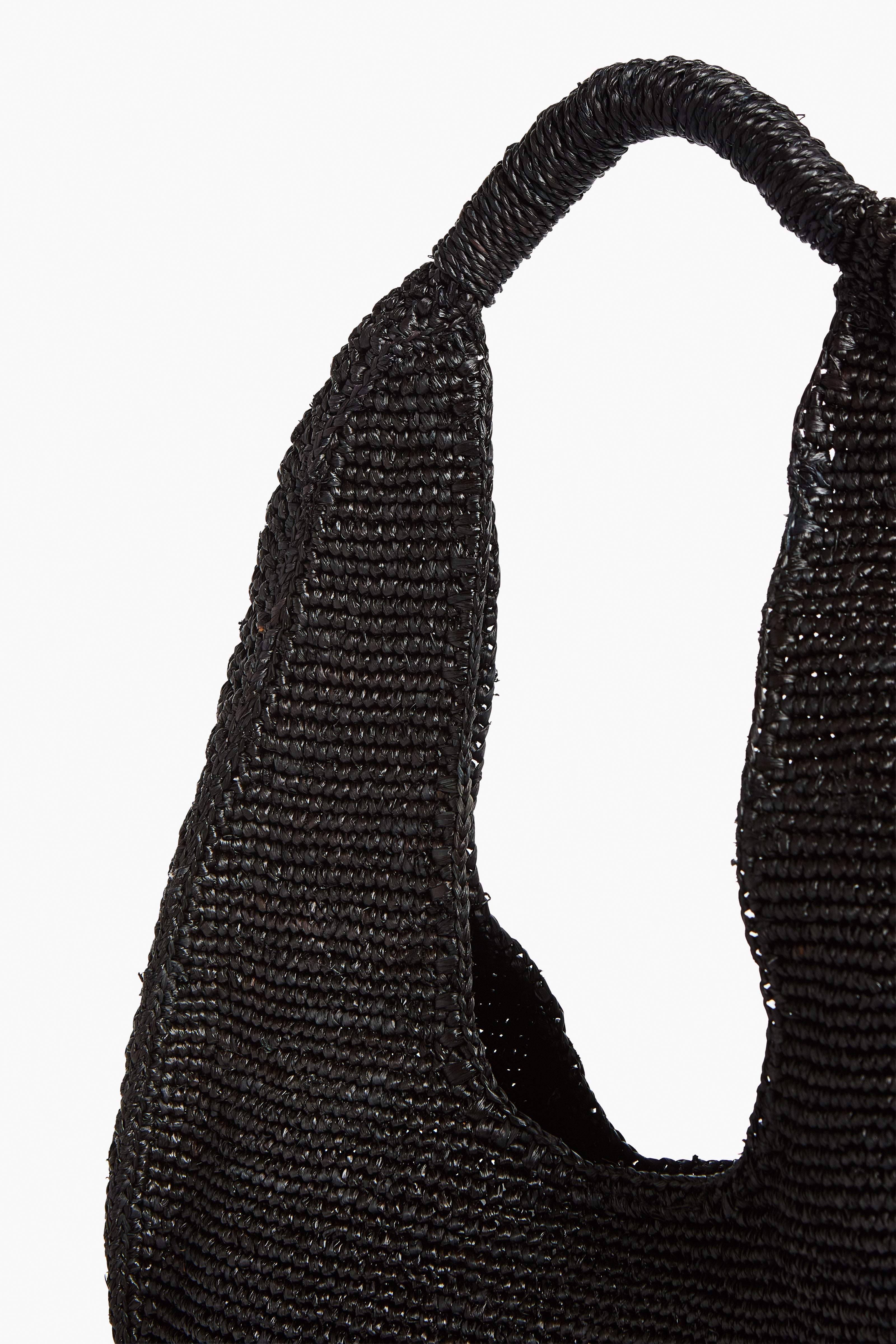 Liviana Conti Belinda sac épaule raphia naturel