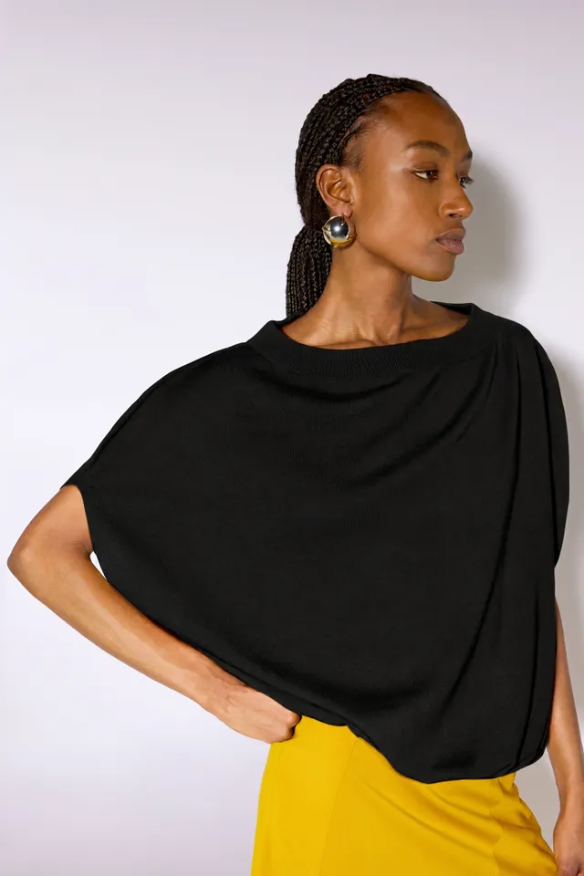 Liviana Conti Angie pull zafferano XS maille fine