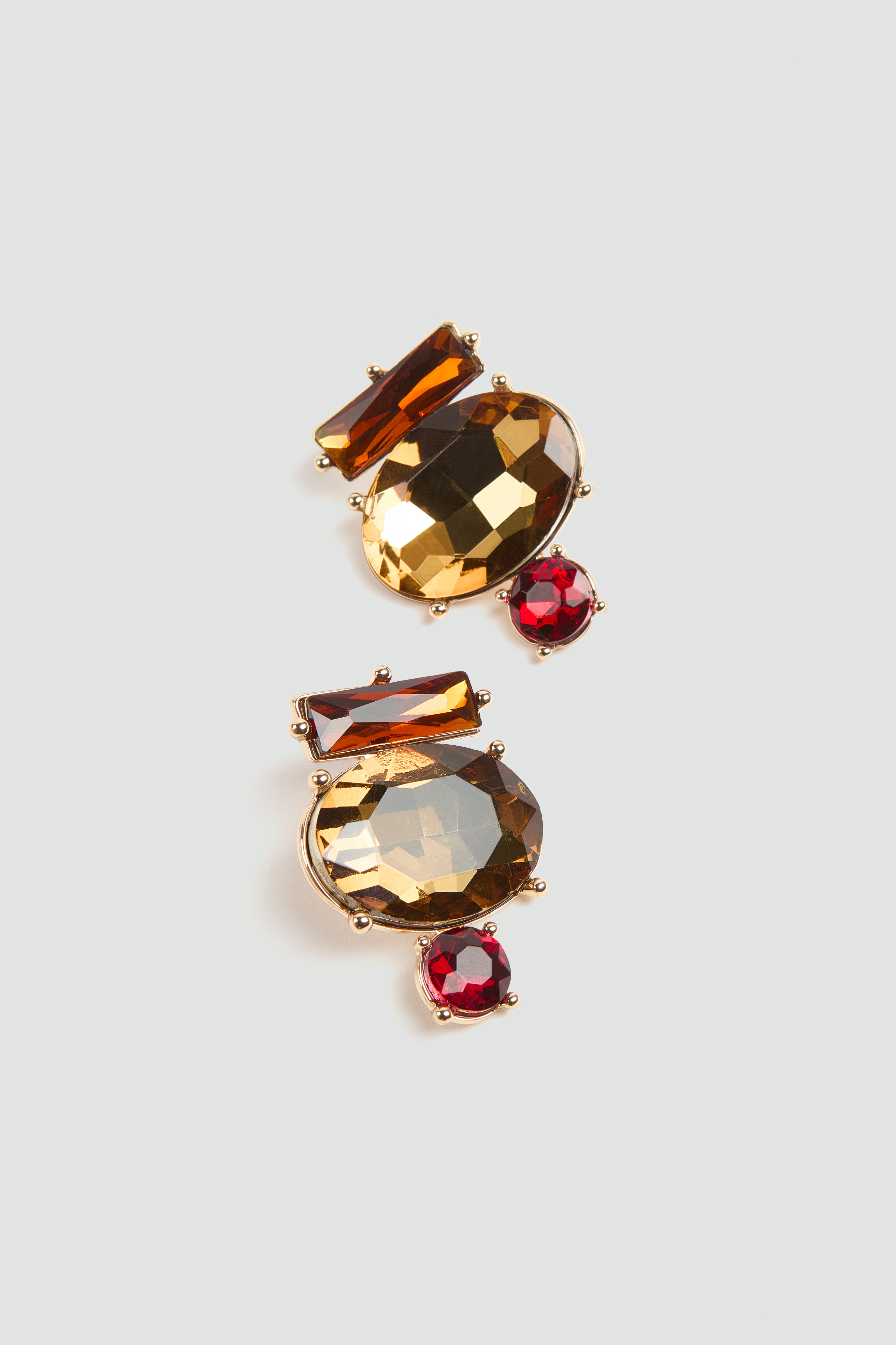 Liviana Conti Alyn boucles d'oreilles Eden métal cristaux