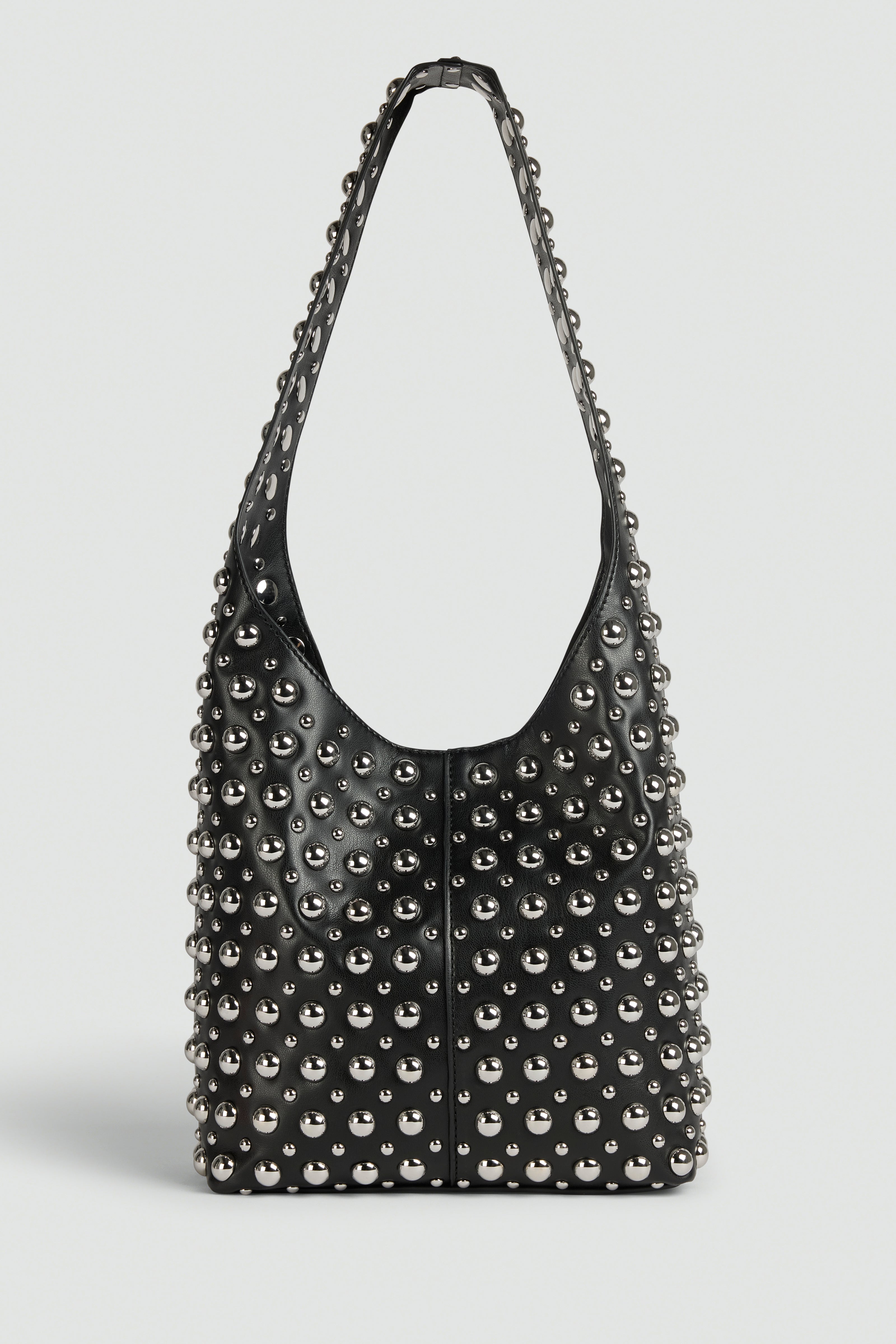 Liviana Conti Christy sac hobo clouté blanc