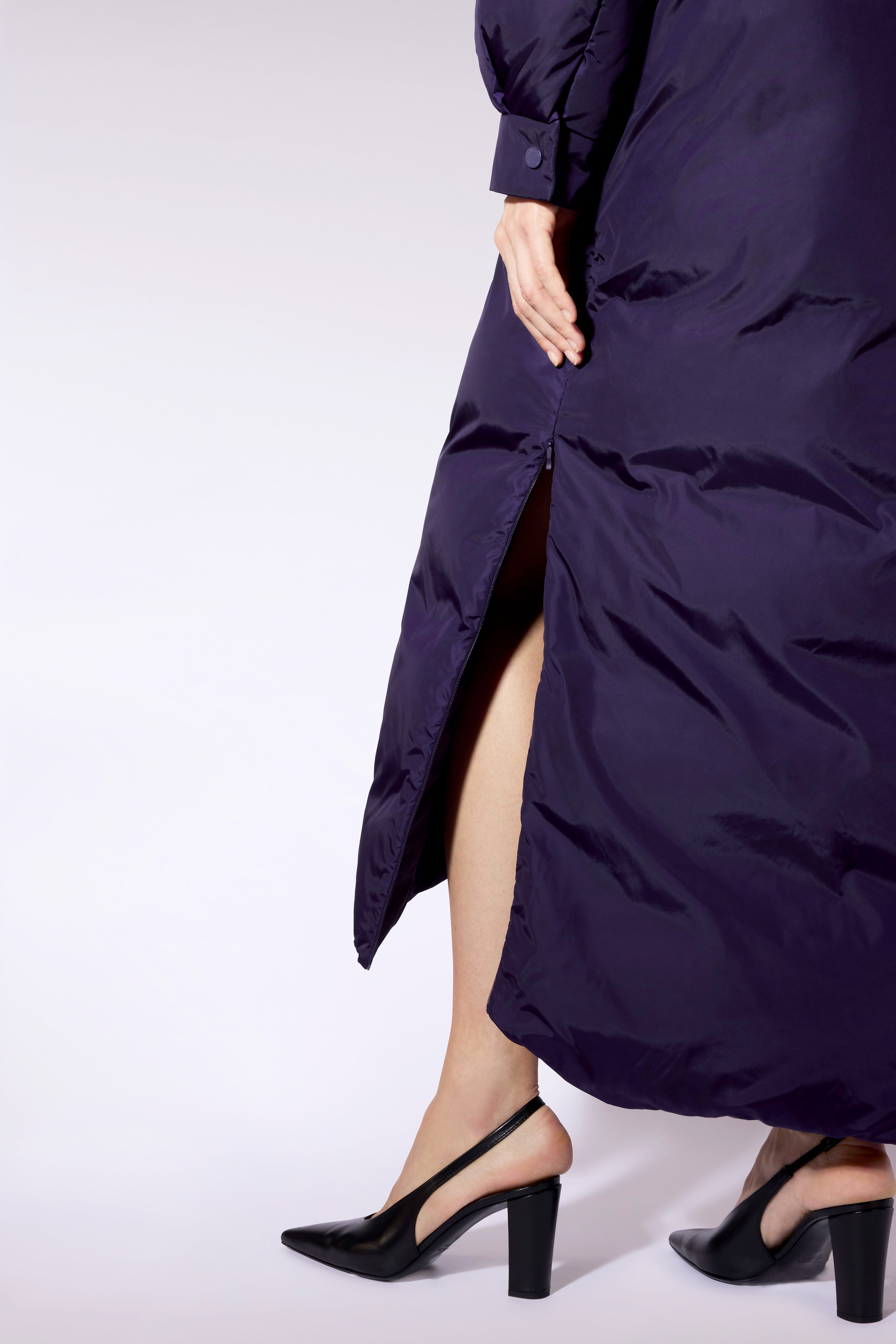 Liviana Conti Horace doudoune longue noire M nylon