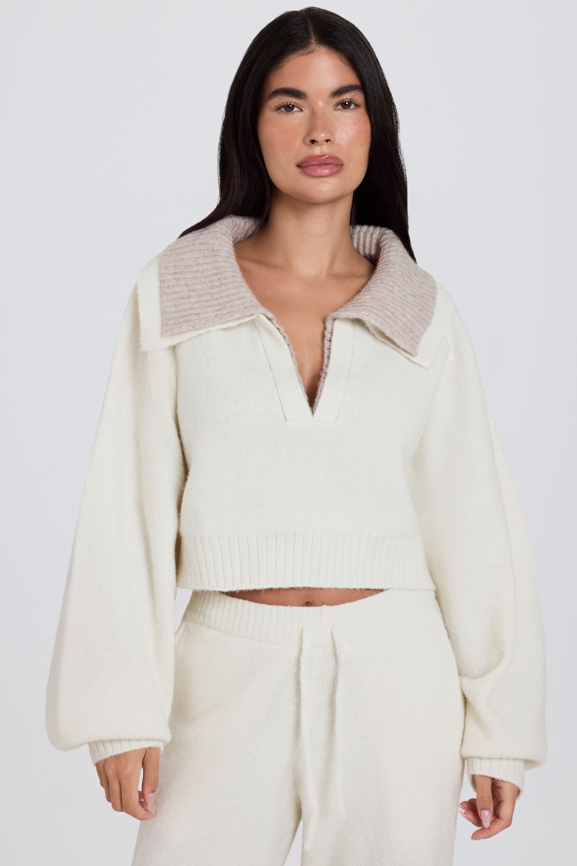 Oh Polly Knitwear Jumper BT02525 Pull Ivoire Laine