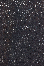 Oh Polly Embellished Jupe Longue Claribel Noire Strass