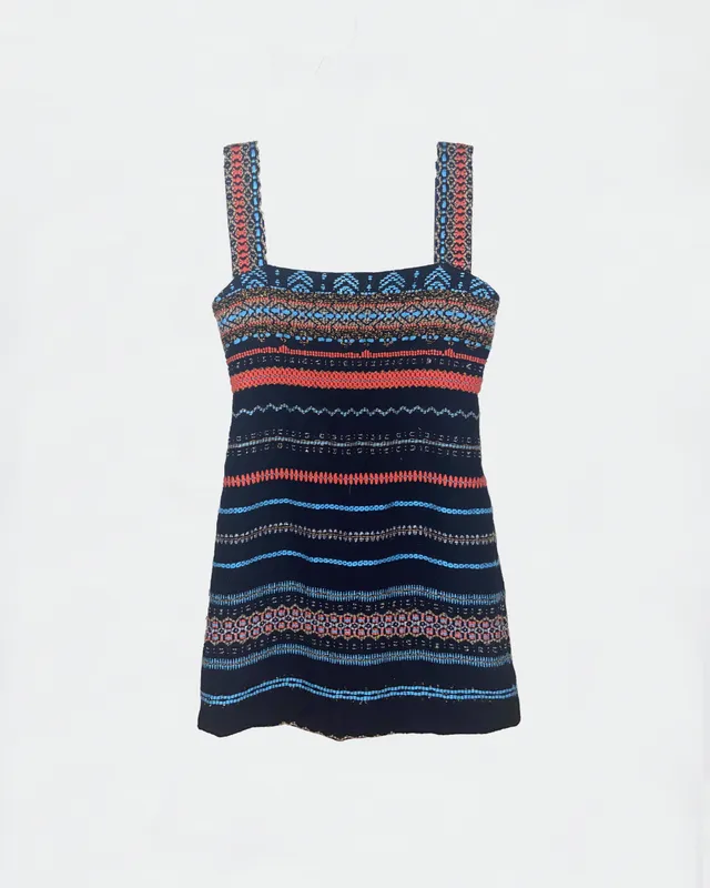 The Ethiquette Regine Dress Richelieu robe taille S tweed
