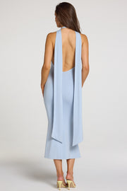 Oh Polly Giselle robe midaxi bleu clair en modal