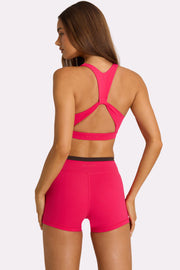 Oh Polly Bo+Tee Soft Active Short Rose Vif Anti-Transparence
