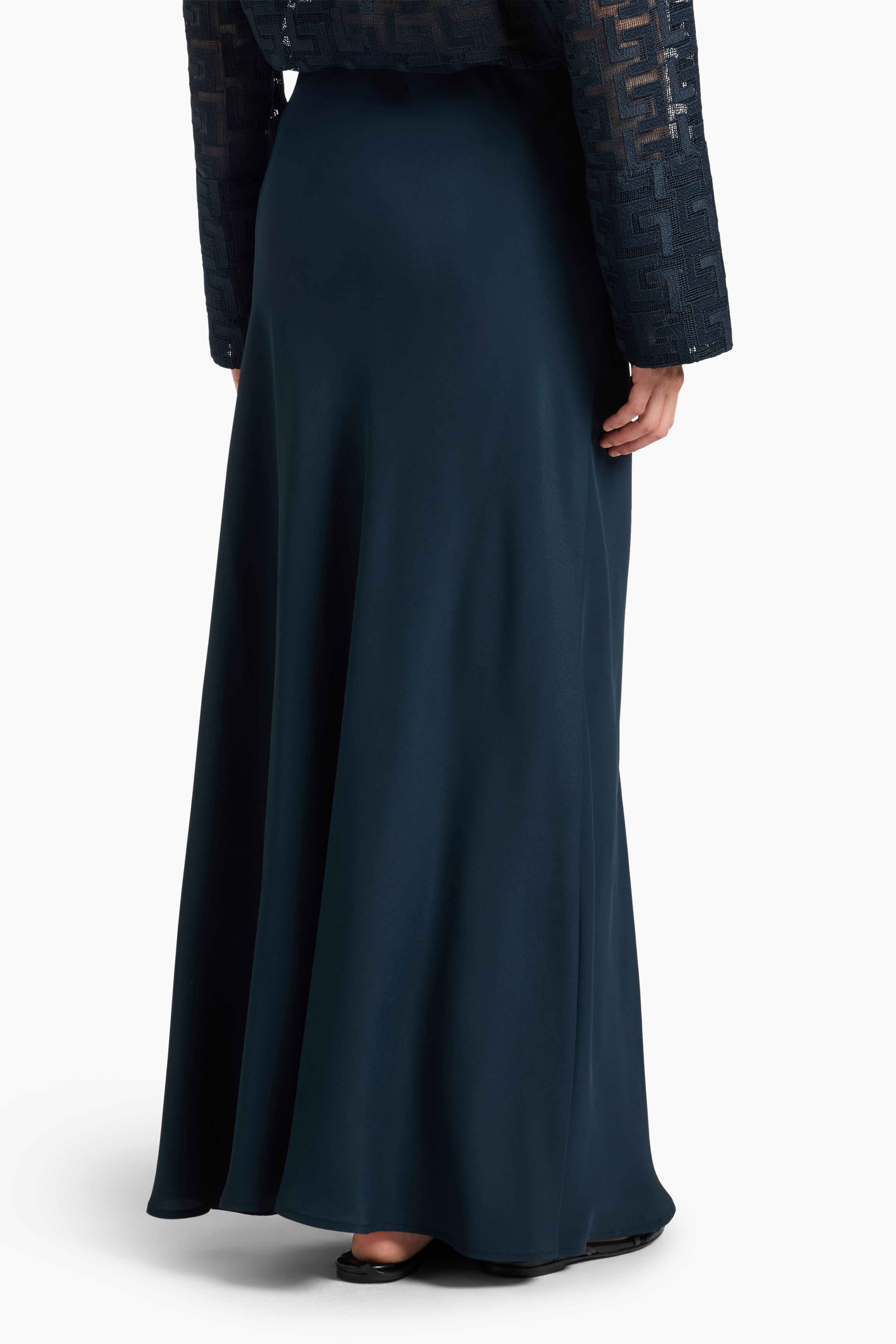 Liviana Conti Petra Jupe longue bleue 38-48 soie