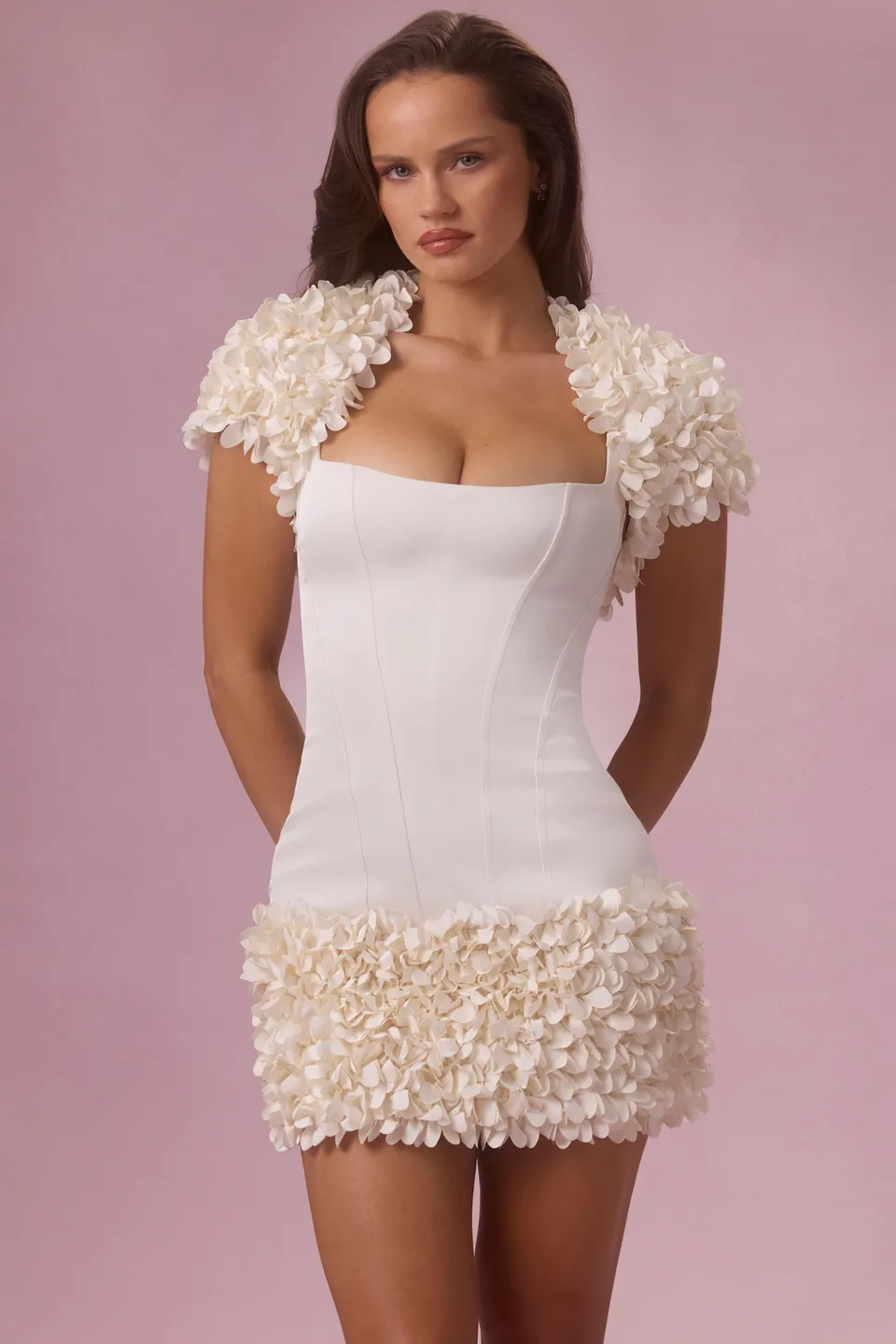 Oh Polly Knitwear Soretta boléro perle floral