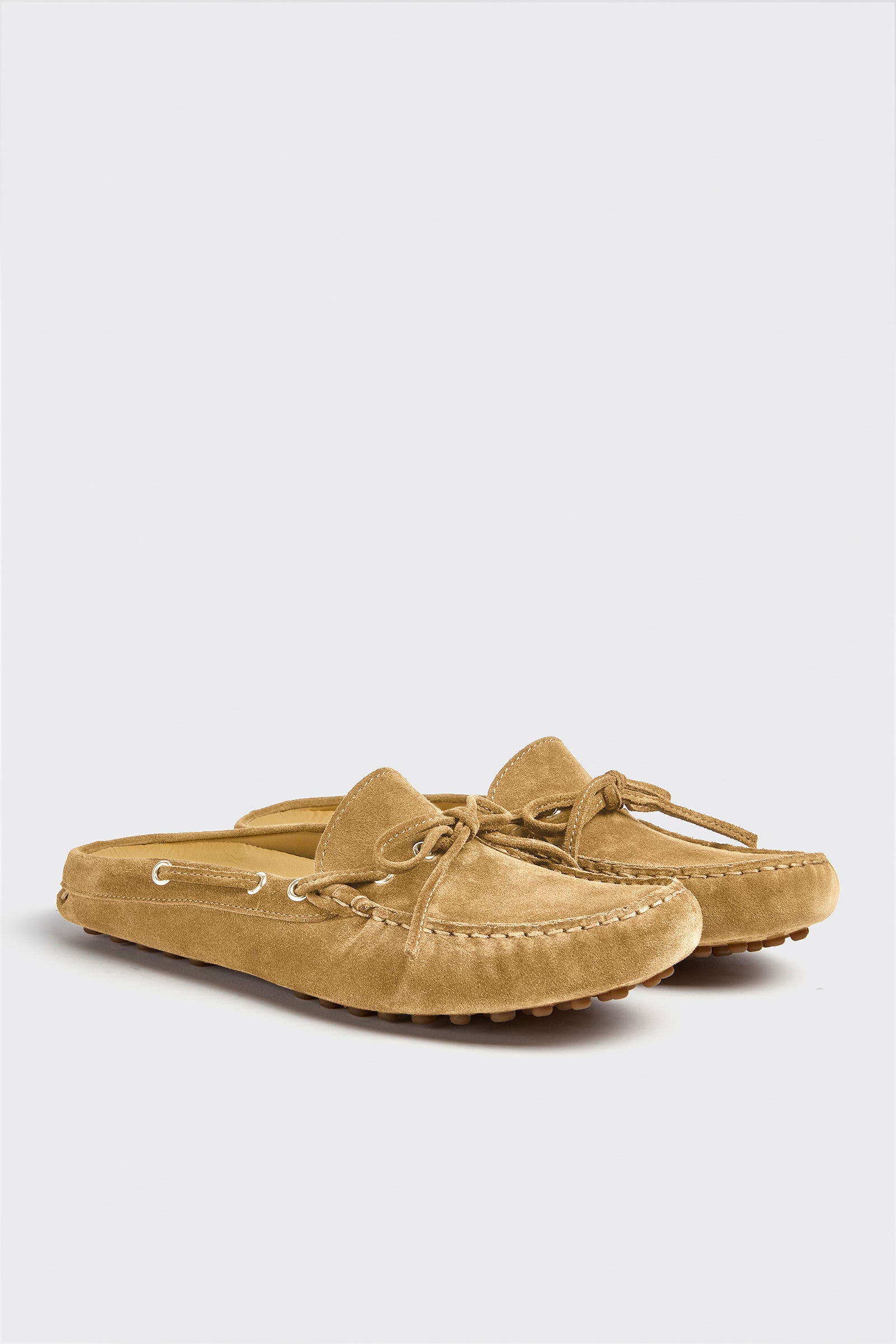 Liviana Conti Reed mules cuir suède brandy pointure 38