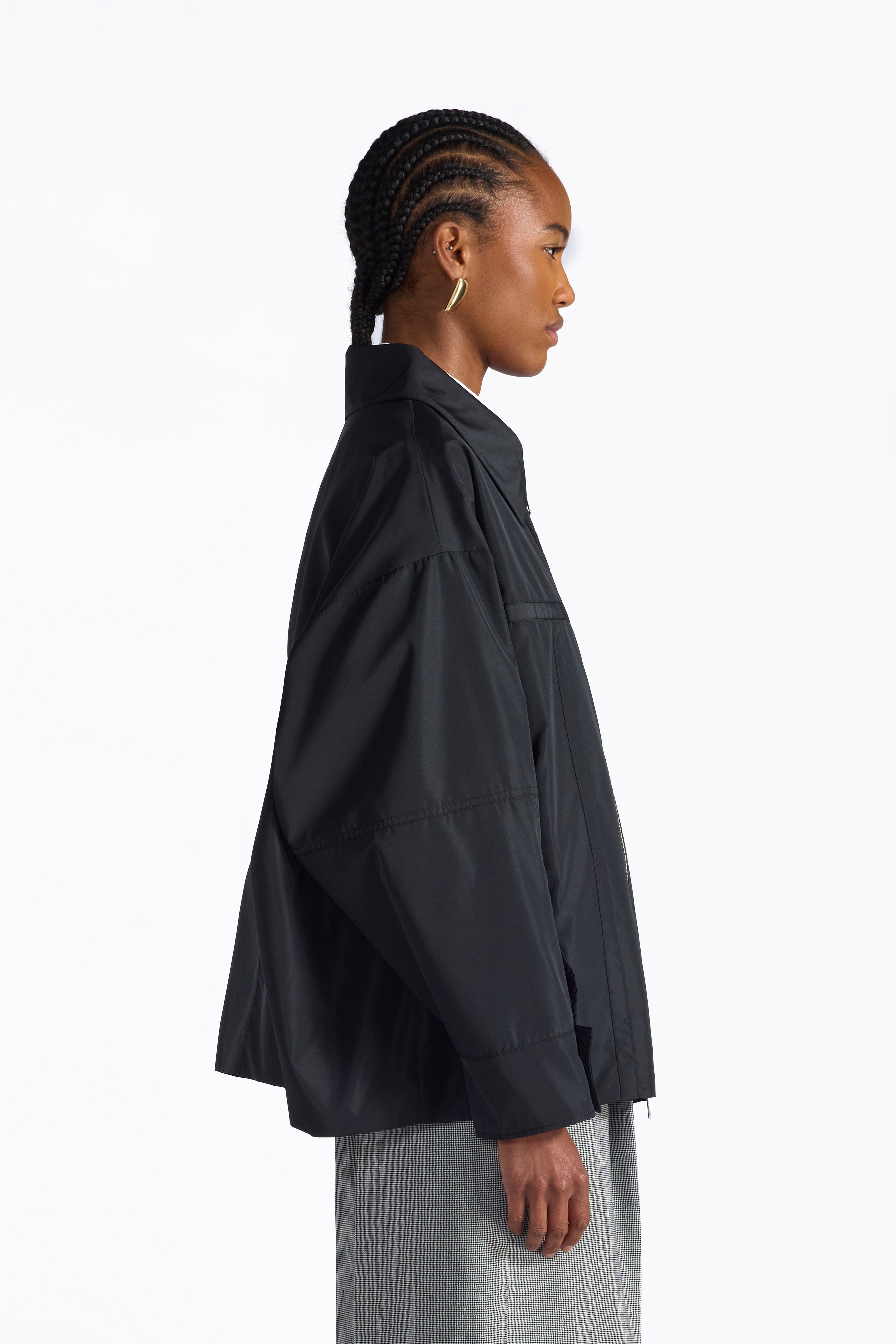 Liviana Conti Maxim veste femme Noir taffetas zippée